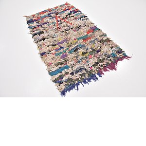 Unique Loom 3' x 4' 9 Moroccan Rug