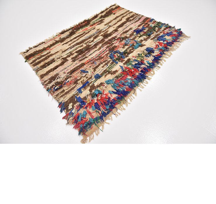 4' x 5' 8 Moroccan Rug