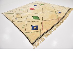 10' 5 x 10' 7 Moroccan Square Rug