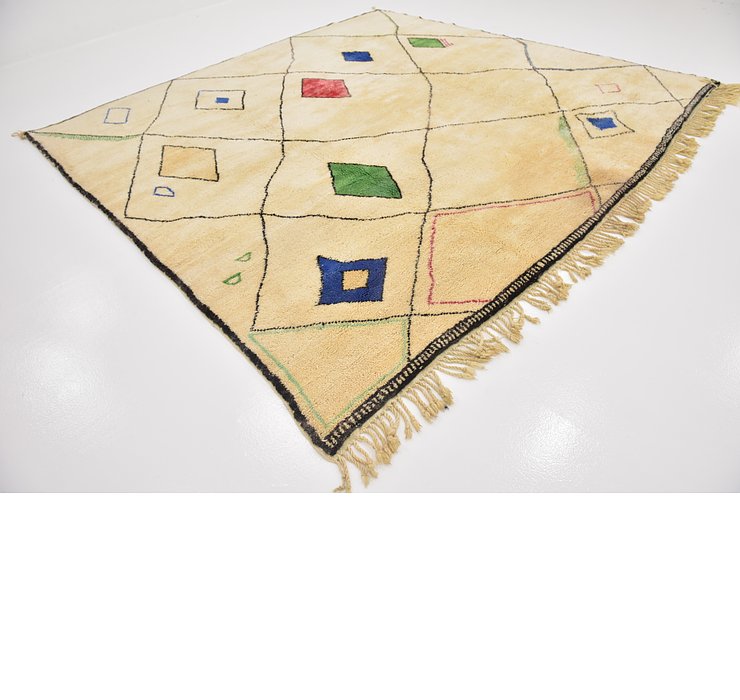HandKnotted 10' 5 x 10' 7 Moroccan Square Rug