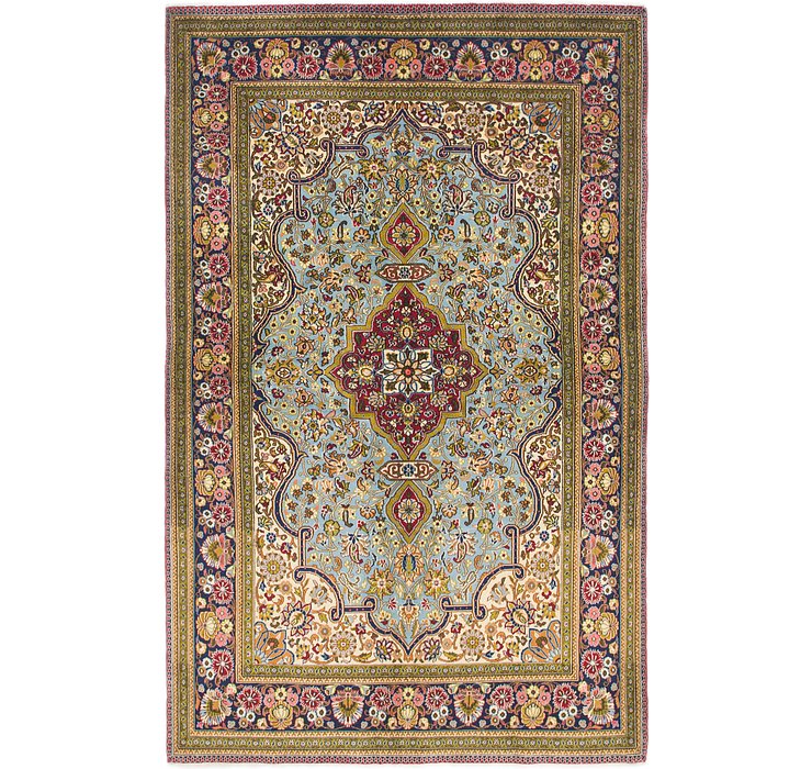 4' 4 x 6' 10 Qom Persian Rug