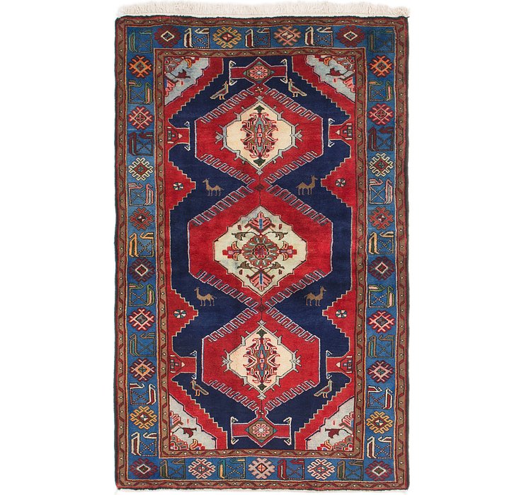 4' 2 x 6' 10 Hamedan Persian Rug