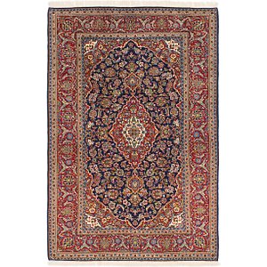 4' 7 x 7' Kashan Persian Rug