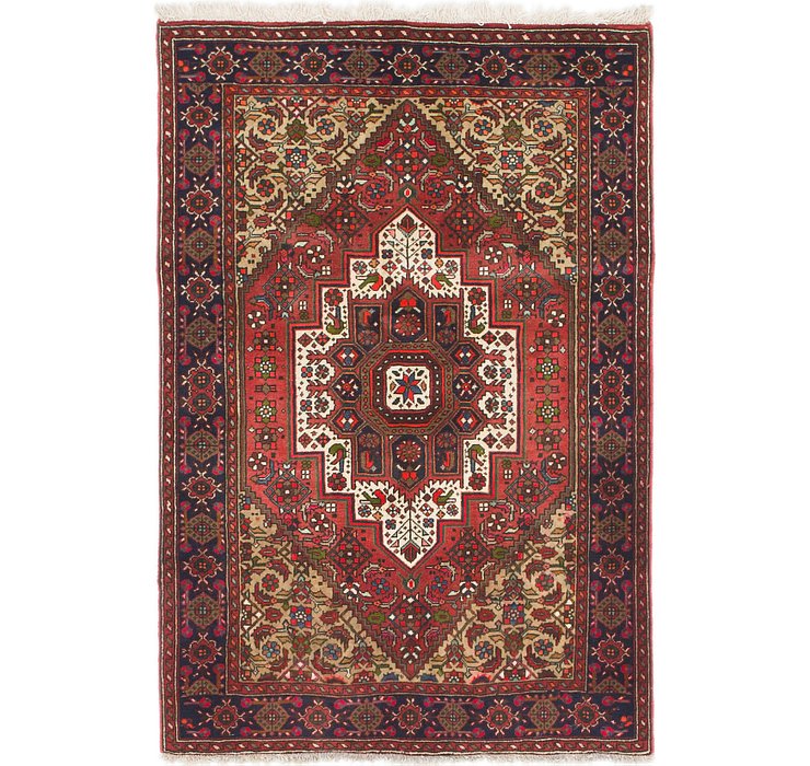3' 2 x 4' 9 Bidjar Persian Rug