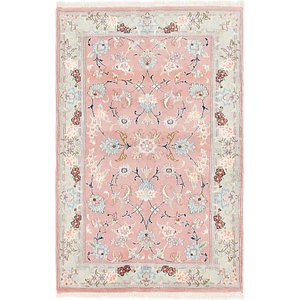 3' x 4' 9 Tabriz Persian Rug