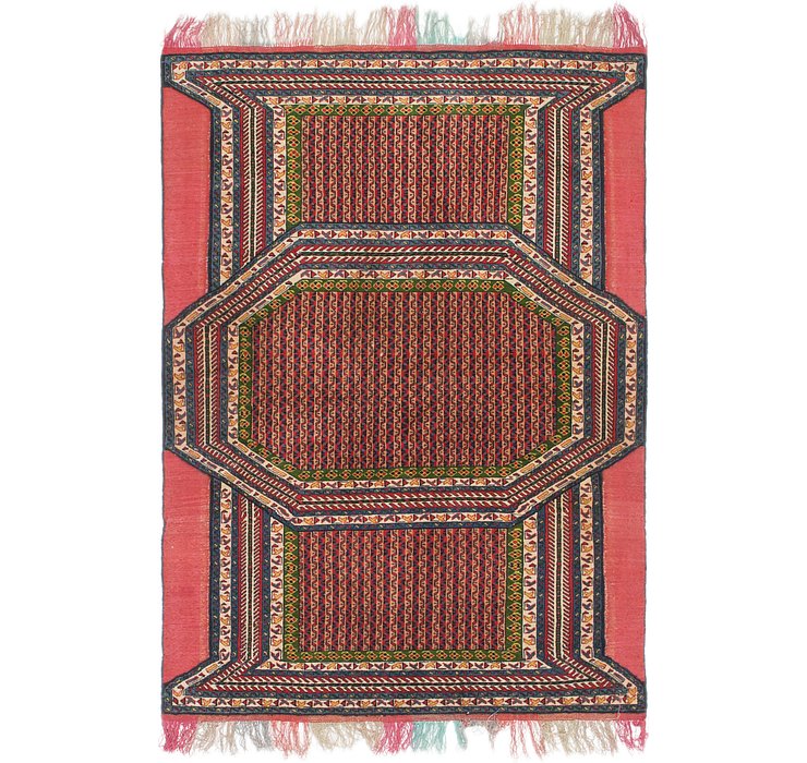 3' 10 x 5' 7 Shirvan Persian Rug