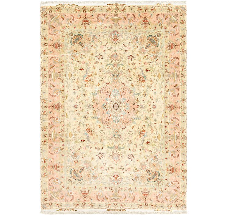 8' x 11' 6 Tabriz Persian Rug