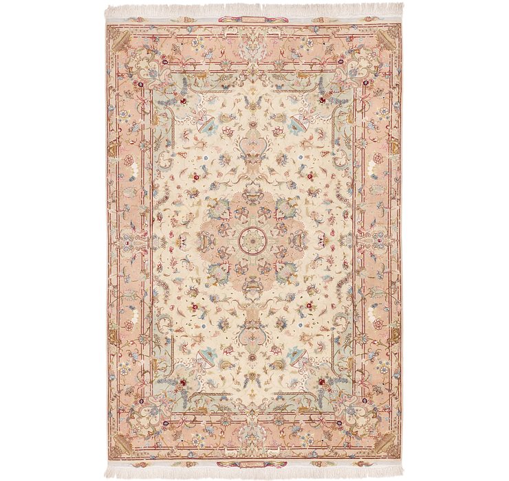 6' 6 x 10' Tabriz Persian Rug