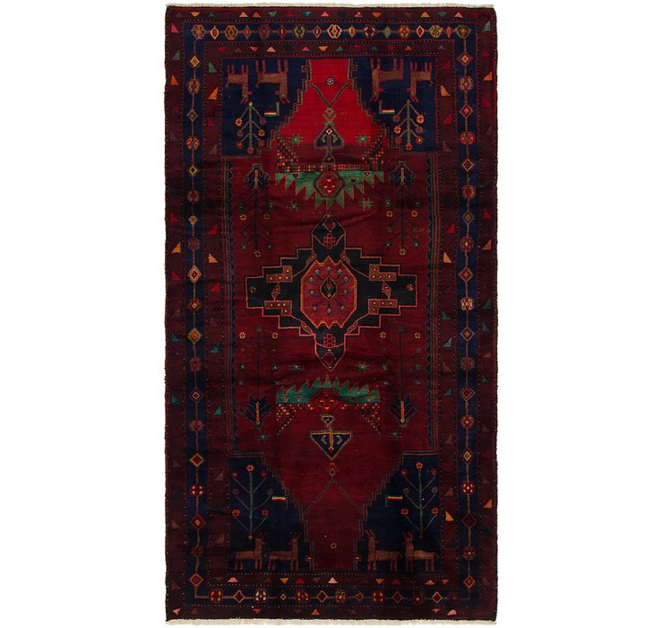 5' 5 x 10' 3 Sirjan Persian Runner Rug