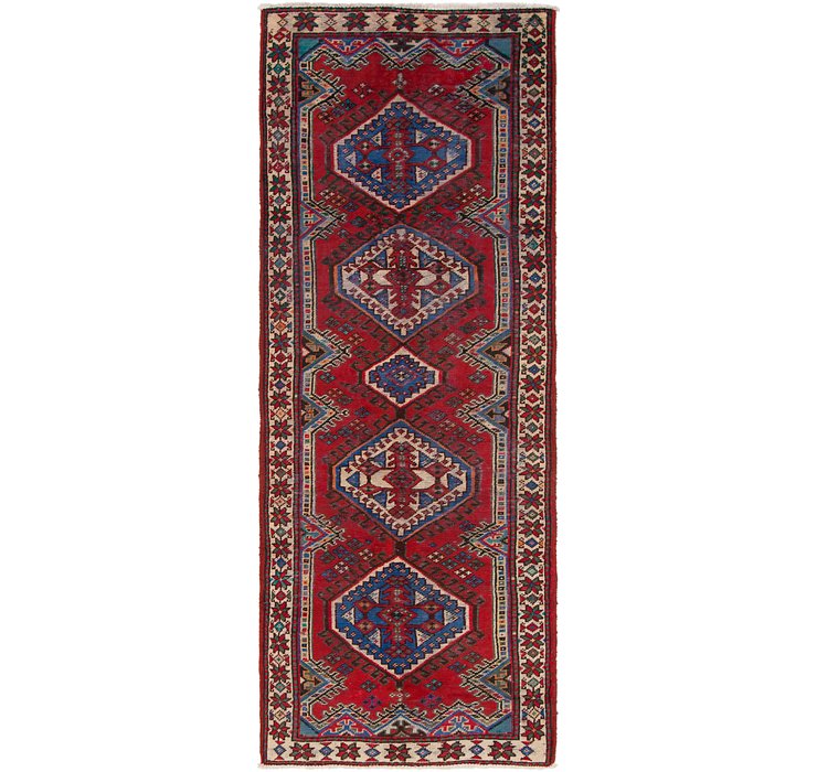 3' 4 x 9' 5 Shiraz Persian Runner Rug