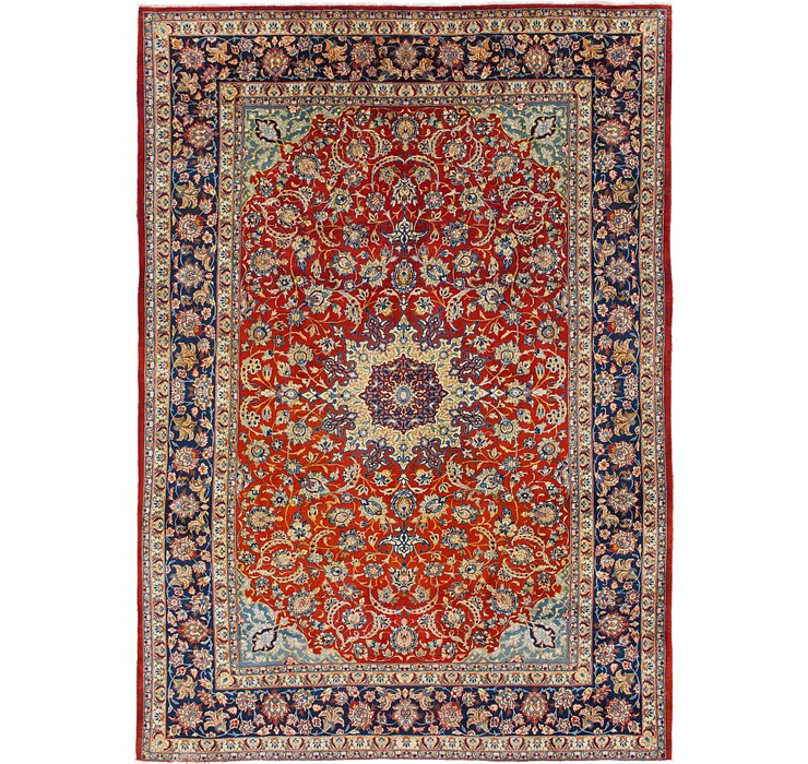 10' x 13' Isfahan Persian Rug