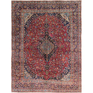 9' 4 x 12' 8 Kashan Persian Rug