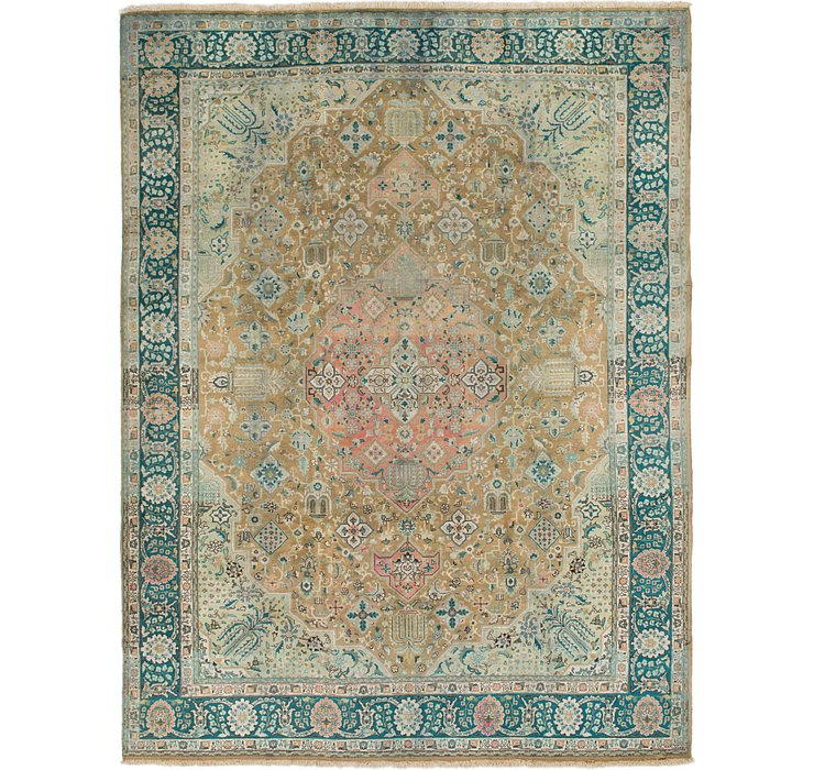 9' 10 x 12' 10 Tabriz Persian Rug