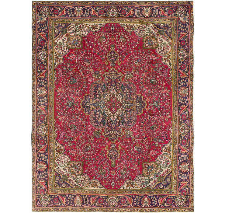 9' 8 x 12' 9 Tabriz Persian Rug