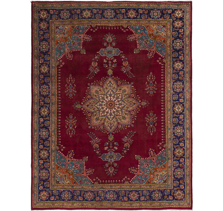 9' 10 x 12' 7 Tabriz Persian Rug