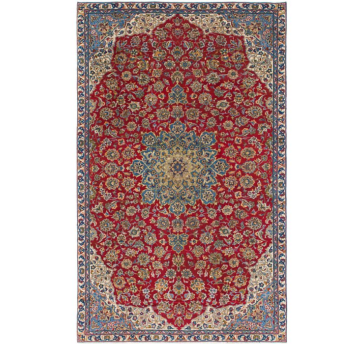 6' 9 x 11' Isfahan Persian Rug