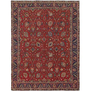 9' 2 x 12' 6 Tabriz Persian Rug