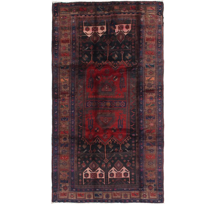 5' 2 x 9' 3 Sirjan Persian Runner Rug