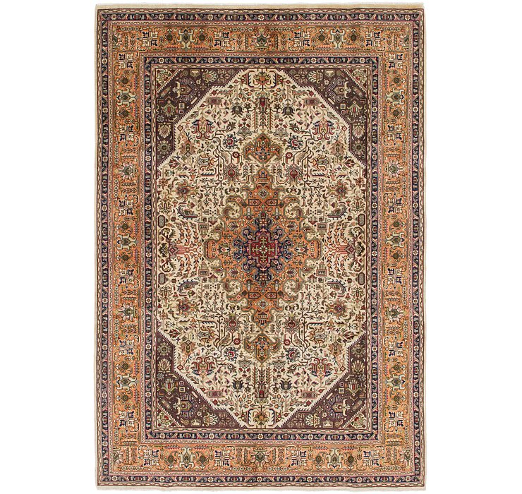 6' 6 x 9' 6 Tabriz Persian Rug