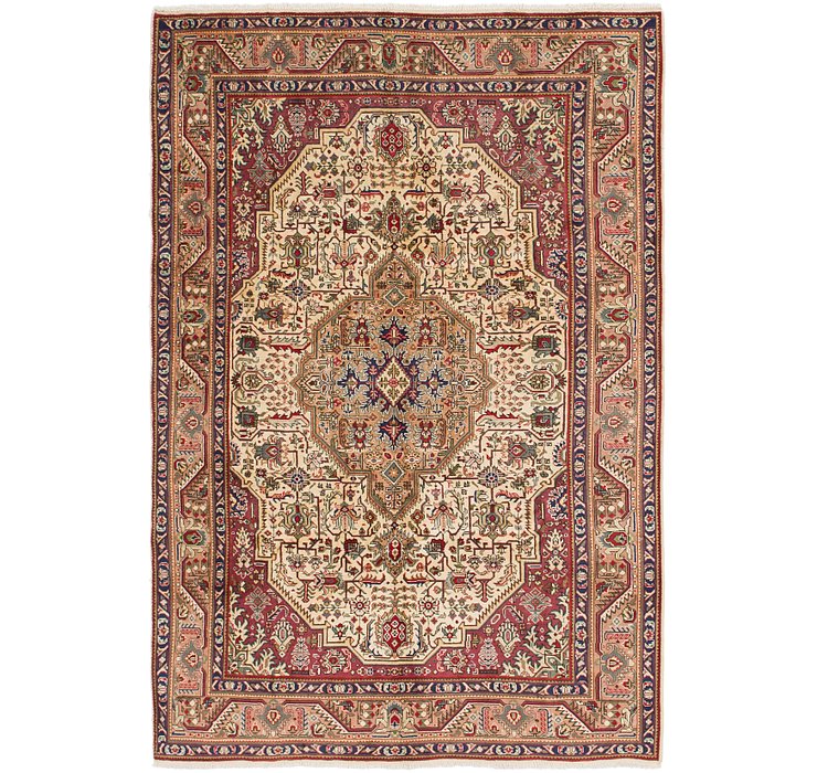 6' 5 x 9' 7 Tabriz Persian Rug