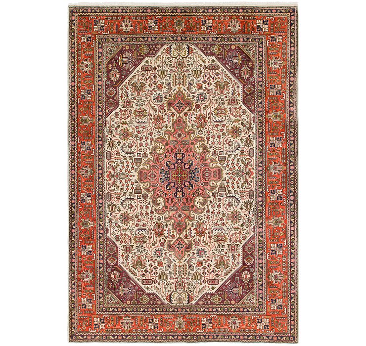 6' 5 x 9' 7 Tabriz Persian Rug
