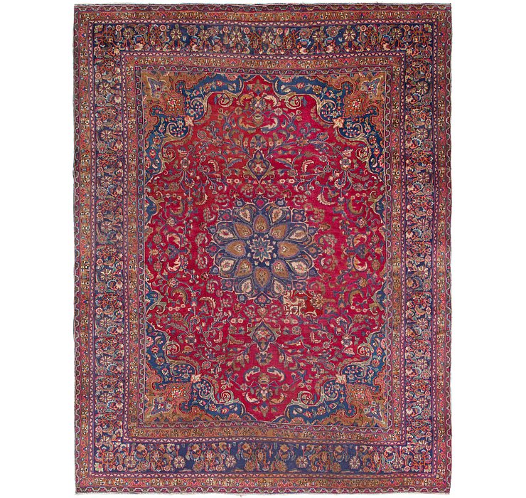 9' 6 x 12' 5 Mashad Persian Rug