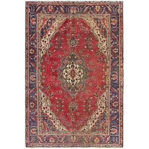 Unique Loom 6' 4 x 9' 9 Tabriz Persian Rug
