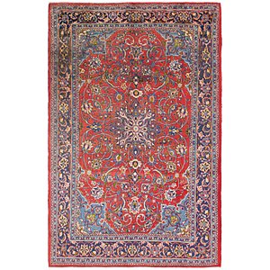7' x 10' 9 Mahal Persian Rug
