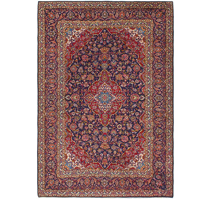 HandKnotted 8' 2 x 11' 10 Kashan Persian Rug