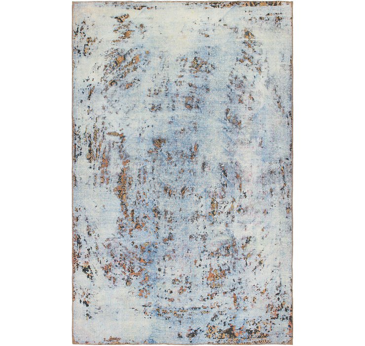 HandKnotted 6' 2 x 9' 6 Ultra Vintage Persian Rug