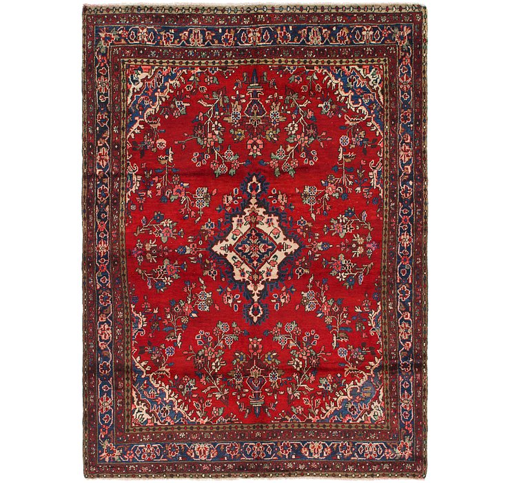 7' x 9' 7 Hamedan Persian Rug