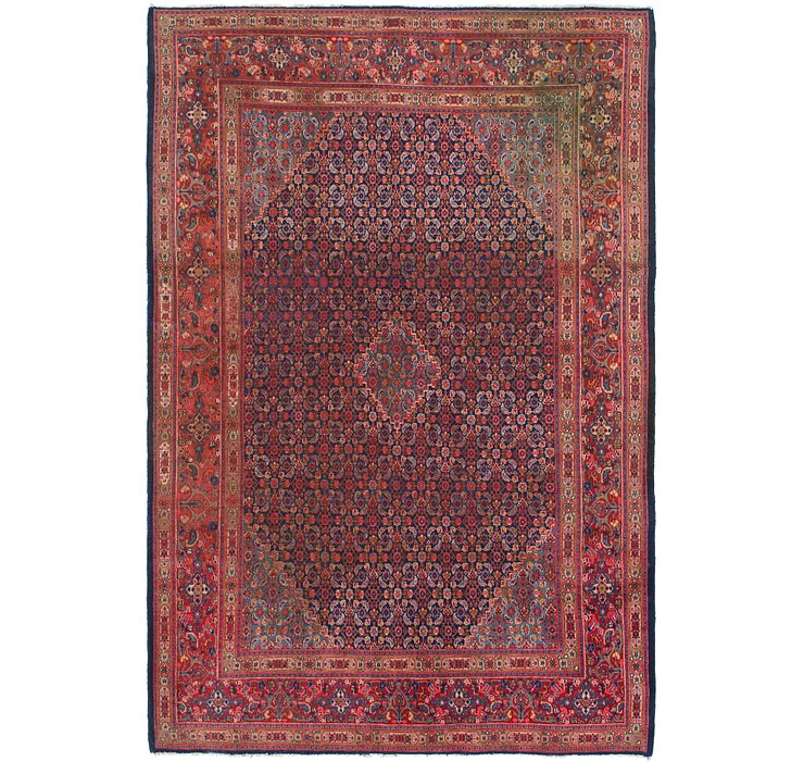 7' x 10' 6 Farahan Persian Rug