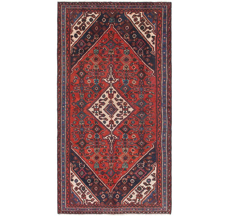 4' 6 x 8' 8 Hossainabad Persian Rug