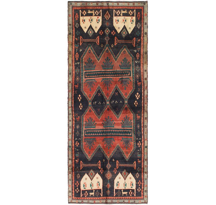 3' 8 x 9' 9 Sirjan Persian Runner Rug