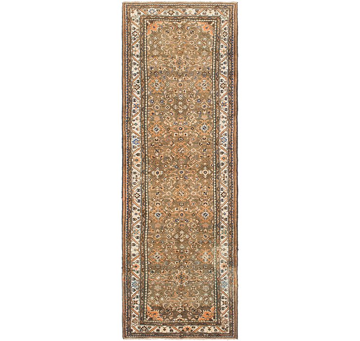 3' 7 x 10' 8 Hossainabad Persian Run...