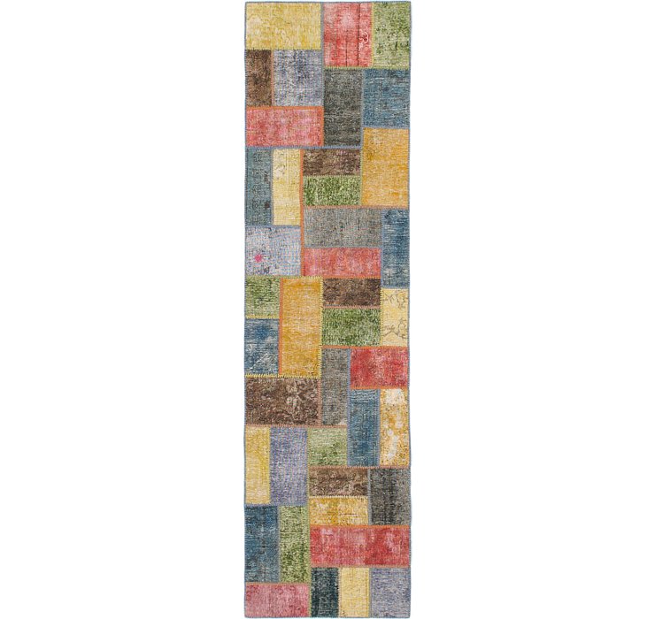 2' 9 x 10' 2 Ultra Vintage Persian R...