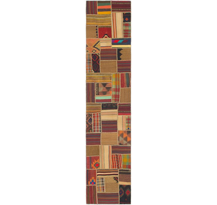 2' 9 x 13' 3 Kilim patchwork Runner ...