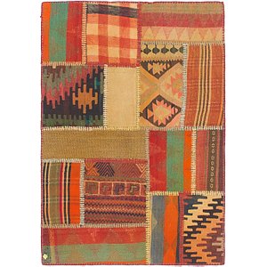 2' 8 x 4' Kilim Patchwork Rug