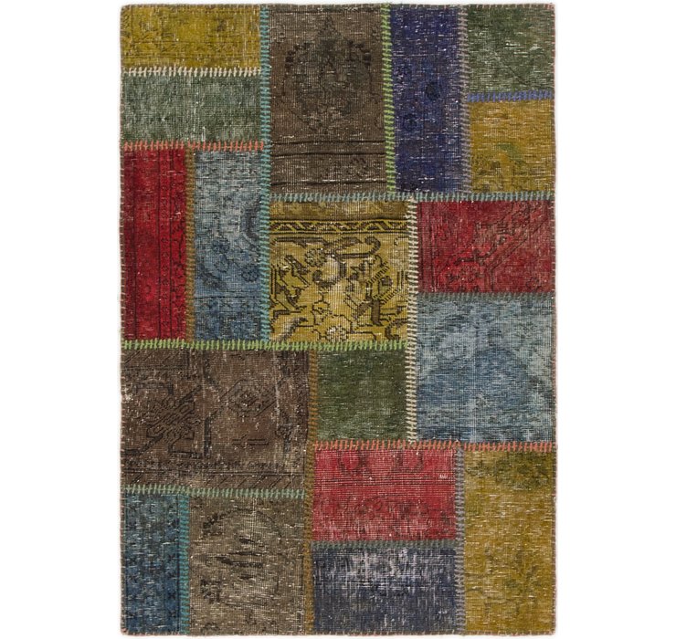 90cm x 127cm Ultra Vintage Persian Rug