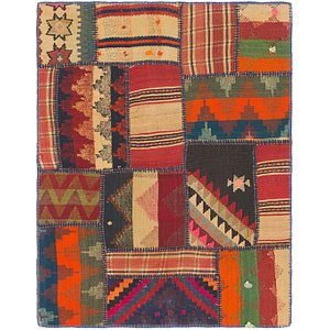 3' x 4' Kilim Patchwork Rug