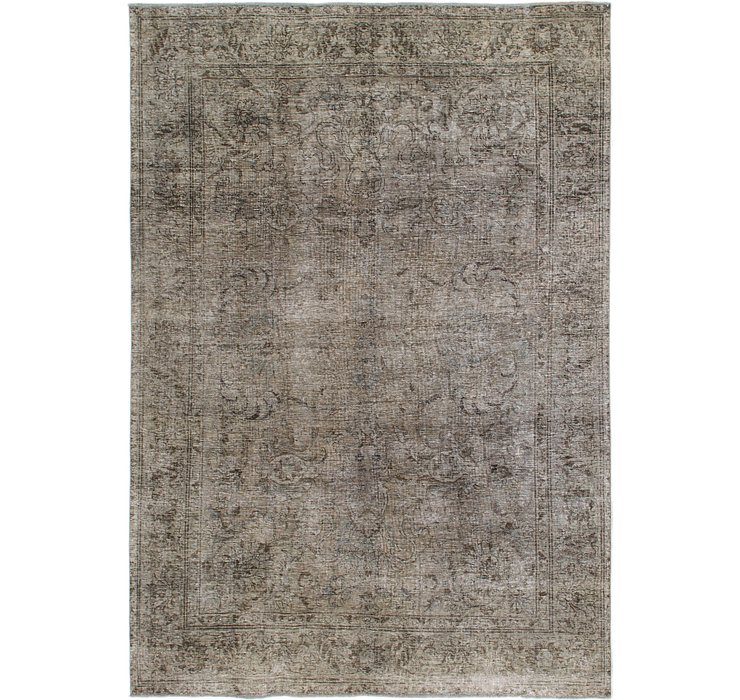 HandKnotted 7' 5 x 11' Ultra Vintage Persian Rug