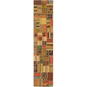 2' 10 x 13' 6 Kilim Patchwork Runner ...