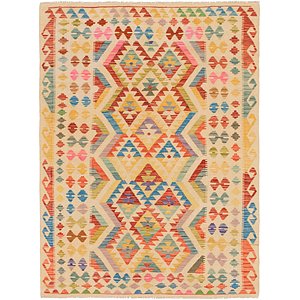 4' 10 x 6' 7 Kilim Maymana Rug