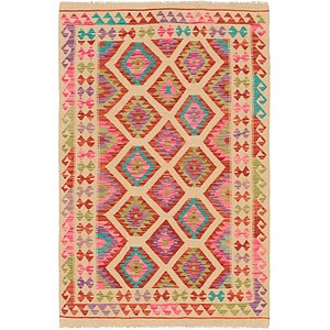 4' x 6' Kilim Maymana Rug