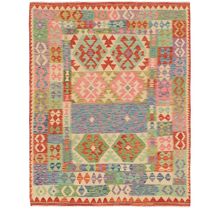 5' x 6' 4 Kilim Maymana Rug