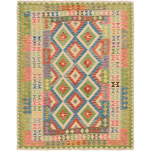 5' 2 x 6' 8 Kilim Maymana Rug