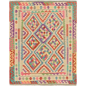 5' x 6' 3 Kilim Maymana Rug