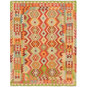 Unique Loom 5' x 6' 5 Kilim Maymana Rug