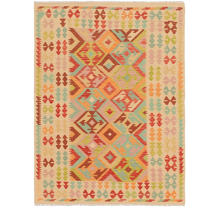4' 10 x 6' 7 Kilim Maymana Rug