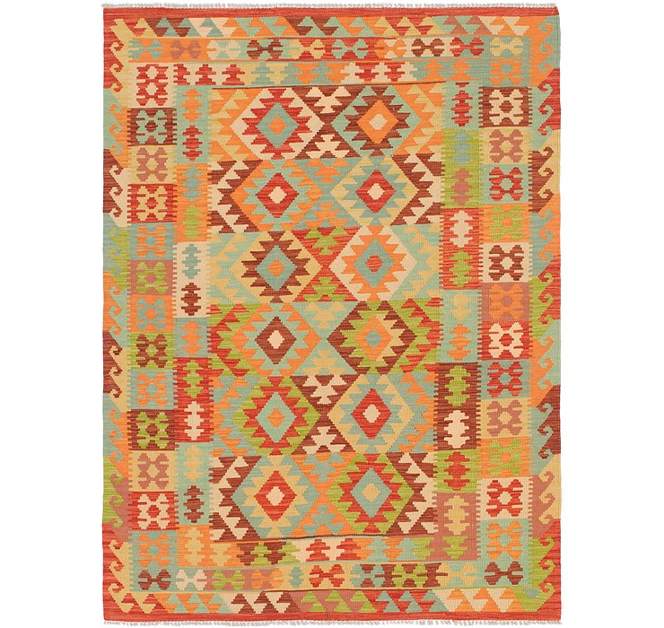 4' 8 x 6' 8 Kilim Maymana Rug